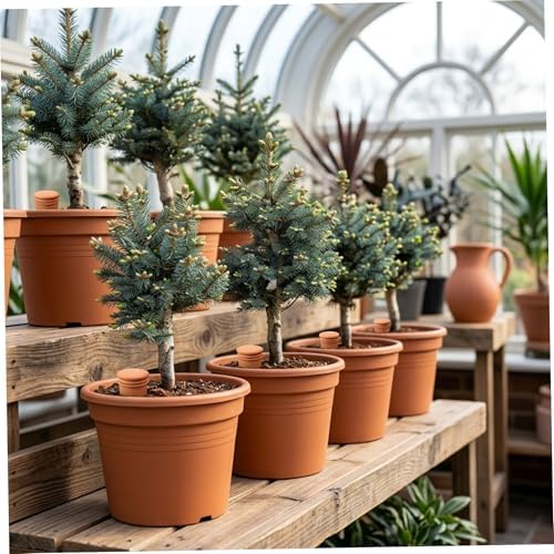 4-Pack Terracotta Watering Pots, Self Watering Globes for Plants - Automatic Plant Water System with Clay Irrigation Spikes for Indoor & Outdoor Potted Plants Terracotta Pots - Image 3