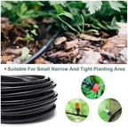Garden supplies 4/7mm Hose Garden Watering 1/4" PVC Hose Micro Drip Irrigation Pipe Tubing Lawn Balcony Plants Flower Nozzle(1/4''_50M) - Image 2