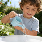 5pcs Kids Metal Watering Can Set: Mini Watering Cans for Indoor Plants - Small Metal Garden Can with Sprinkler Head for Houseplants Toddler Garden Water can Outdoor Flowers Pots Assorted - Image 7