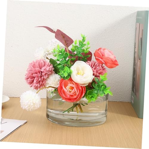 Glass Flowerpot Planter Decorative Bowl Round Vase for Hydroponic Plant Wedding - Image 4