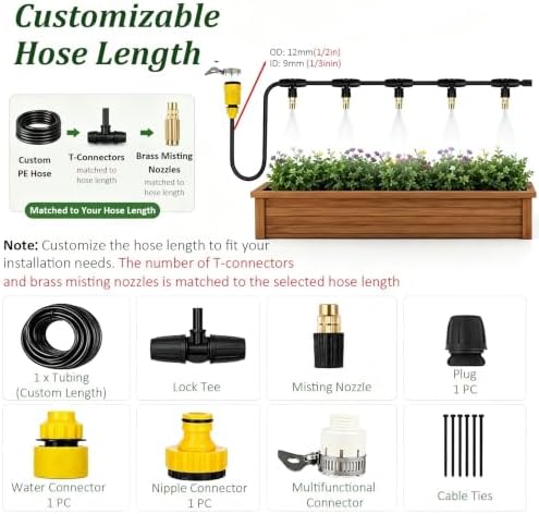 Automatic Misting System for Cooling Pets, Custom Hose Length - Image 2