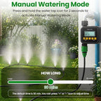 Misters for Outside Patio with Timer, Misting Cooling System with 33FT Hose and 8 Brass Nozzles, 9 Modes, 3/4” NPT Faucet Adapter, Automatic Misters for Chicken Coop Backyard Garden Porch Gazebos - Image 7