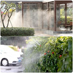 Garden Lawn Sprinkler Irrigation System 3~10m Micro Drip Irrigation System Greenhouse Lawn Garden Irrigation Atomizing Nozzle Watering Kit Gardening Watering System (Color : 5m Kits) - Image 7