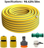 1Pc 1/2 Inch Heavy Duty Rubber Garden Hose, 5/10/15/20/30M Flexible Water Pipe, Wear & Scratch Resistant, Leak-Proof All Season Tube for Garden Balcony Car Washing(30m) - Image 2