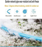 12x16mm 12 inch Garden Hose Flexible High Pressure Rubber Hose PVC Material Explosion-Proof Torsion-Resistant Blue Outdoor Yard Water Pipe - Image 4