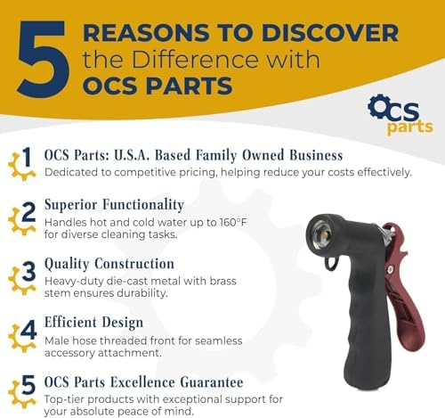 OCS Parts 12-Pack Industrial Heavy-Duty Water Hose Nozzles - Image 2