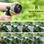 FANHAO Metal Water Hose Nozzle Sprayer+100% Metal Thumb Control Water Nozzle - Image 7