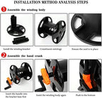 Garden Hose Reel Portable Water Pipe Storage Organizer Winding Tools for Car Washing Watering Water Hose Holder - Image 3