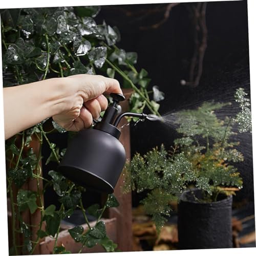 Vintage Black Stainless Steel Plant Mister Spray Bottle for Indoor Use - Image 2