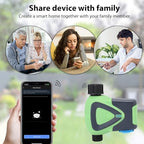 WiFi Water Timer, App Remote Control Hose Timer, Bluetooth 5.0 Automatic Smart Sprinkler Controller 45M Range for Outdoor Garden Yard Lawns - Image 6