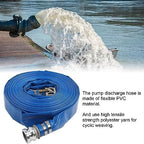 Lay Flat Hose PVC 51Mm 6Bar Durable High Pressure Pump Drain Hose for Pool Drain 30M - Image 4