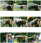 Function Garden Hose Nozzle, Zinc Alloy and Copper, Adjustable Water Spray - Image 6