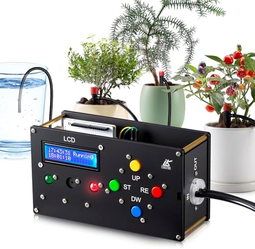 Educational Kit for Arduino UNO, Timed Plant Watering System with Timer Alarm & Multiple Sensors, Arduino Coding,STEM Learning DIY Electronics Project Kit for 15+ Teens and Adults by COKOINO