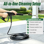 Pressure Washer Gun and Hose, 25 FT Hose with Extension Wand - Image 2