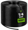 Bonviee 400FT 1/4” Drip Irrigation Tubing, 0.17” ID x 0.25” OD, Black by BonvieeDirect