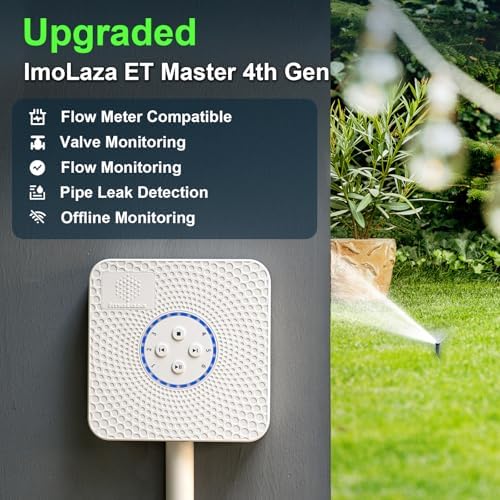 ImoLaza 6 Zone WiFi Smart Sprinkler Controller, ET Master Irrigation Timer - Image 2