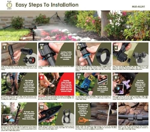 Mister Landscaper Premium All-in-One Micro Sprinkler Kit for Landscapes & Gardens - Image 3