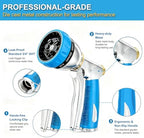 FANHAO Metal Garden Hose Nozzle Heavy Duty, 8 Spray Patterns, High Pressure - Image 4