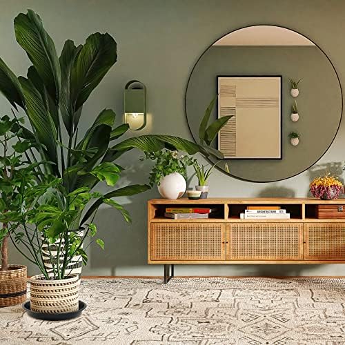 Plant Saucer 18 Inch, 5 Pack Heavy Duty Plant Tray for Pots, Plastic Pot Saucers for Plants, Large Drip Trays for Potted Plants, Round Water Tray for Indoors - Image 4