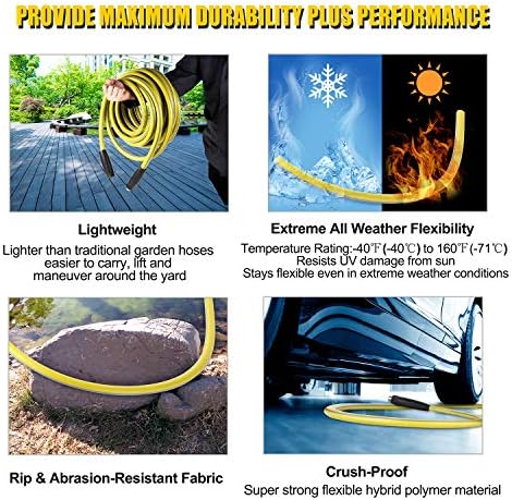 Garden Hose 75 ft Heavy Duty - Flexible Water Hose - Image 5