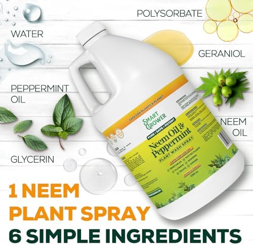 Neem Oil Spray for Plants with Peppermint Oil. Indoor & Outdoor Plant Use - Image 4