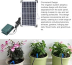 Solar Irrigation System 18V 10W Solar Panel Customizable Watering Schedule Water Level Sensor DIY Kit for Garden Balcony Greenhouse - Image 2
