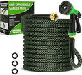 Garden Hose 100ft, Non-Expanding Flexible Hose, Lightweight by AdvinskiGardenhose