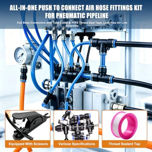 mankk 324PCS Quick Connect Air Hose Fitting Assortment Kit - Image 3
