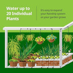 Raindrip R560DP Drip Watering System, Automatic Drip Irrigation System with Timer for Containers and Hanging Baskets, Waters up to 20 Plants, Includes 20 Drippers, Black - Image 4