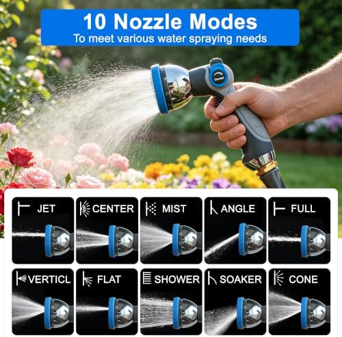 Automatic Water Hose Reel Retractable Garden Hose Reel 1/2 in x 65 ft - Image 6