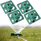 Baquler 4 Pcs Stationary Spot Sprinkler 900 Sqft Metal Square Base Lawn by Baquler