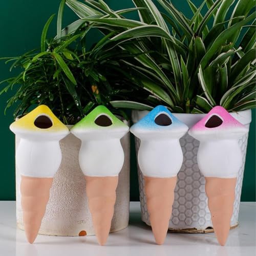 Water Globes for Outdoor Plants Mushroom Shape Automatic Irrigation Devices - Image 3
