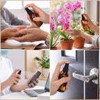 60 Pack 1oz Amber Glass Spray Bottles Portable Travel Bottles with Mini Funnel Dropper Labels and Marker Refillable Spray Bottle for Cosmetic Essential Oils Skin Care Daily Cleaning - Image 6