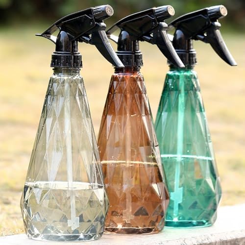 600ml Sprayer Bottle Plant Flower Watering Cans Manual Mist Water Spray Pot Household Garden Irrigation Tools 1pc(Gray) - Image 6