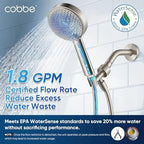 Cobbe® All Metal Handheld Shower Head, 3 Spray Settings, 1.8GPM - Image 5