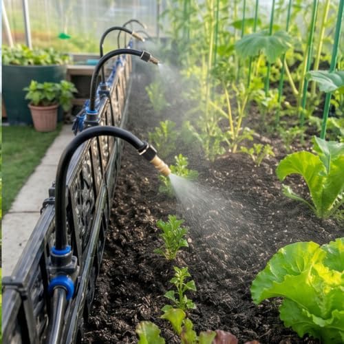 ZAQYCM Outdoor Mister for Patio Backyard Garden Greenhouse & Raised Bed by ZAQYCM