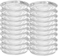 20 Packs 16 Inches Large Clear Plant Saucers for Indoor Outdoor Use Heavy Duty Plastic Plant Trays for Planter Bulk Flower Pot Drip Trays to Catch Water, 4 to 20 Inch by Planterhoma