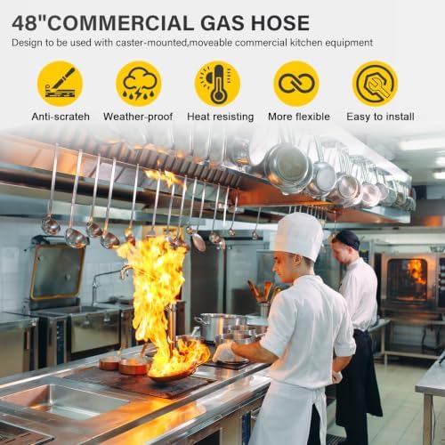 1675kit48 commercial gas hose black - Image 6