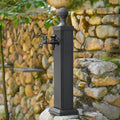 Outdoor Vintage Column Faucet, Freestanding Hose Holder, Vertical Garden Water Column, Yard Hydrant for Washing Cars and Watering(74cm/29.1in) by Unknown