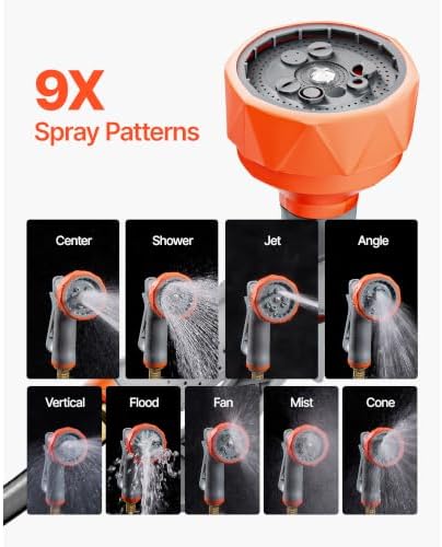 1/2 Inch x 84 Ft Wall Mounted Retractable Hose Reel, Grey - Image 5