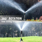 2Pcs Stainless Steel Automatic Rotating Garden Sprinkler - Image 2