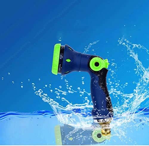 Garden Hose Nozzle, 8 Ways Adjustable Patterns Thumb Control Hose Nozzle Sprayer, Heavy Duty Water Hose Sprayer, - Image 3