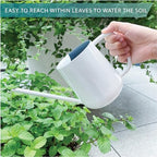 Metal Indoor Plant Watering Can with Long Spout 1000ml - White - Image 3