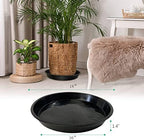 Plant Saucer 16 18 20 22 Inch, 4 Pack Heavy Duty Large Plant Tray for Planter Pot, Plastic Flower Pot Saucers Drip Water Trays for Indoors and Outdoors (18 Inch) - Image 2