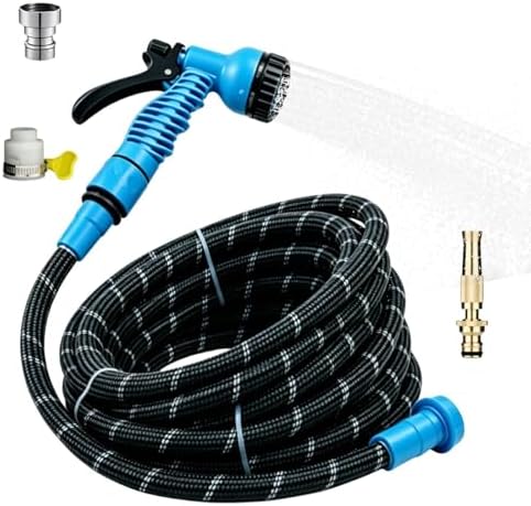 Water Hose with Nozzle Easy Setup Adjustable by Unknown