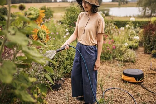 Fiskars Waterwheel XL, All-Inclusive Watering Kit, 25 m Total Reach, Automatic Retracting, Garden Hose in Universal Size (Diameter 13 mm), Universal Tap Connector, Black/Orange, X-Series, 1067549 - Image 5
