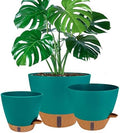 8/10/12 Inch Self Watering Pots for Indoor/Outdoor Plants by Fielda