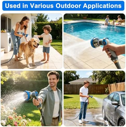Retractable Garden Hose Reel 5/8 in x 65 ft Automatic Water Hose Reel - Image 6