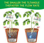 13 oz Up 2 Weeks Large Plant Watering Globes - Self Watering Bulbs for Indoor & Outdoor Plants, Glass Water Globes, Slow Watering for Plants While Away, Self Watering Planter Insert 4 Pack - Image 6