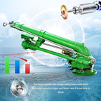Agricultural Farm Irrigation Sprinkler(2''), 360° Rotary Large-Area Watering Sprayer with 6 Replacement Nozzles, Range Radius 28-60m and Working Pressure 2-8bar, for Farms, Orchards, Lawn - Image 2